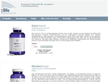 Tablet Screenshot of lifeprevent.eu